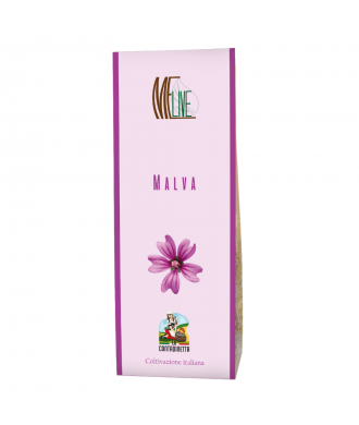 Malva fiori e Foglie