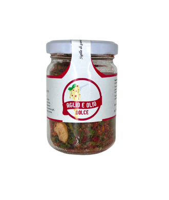 Preparato aglio e olio dolce