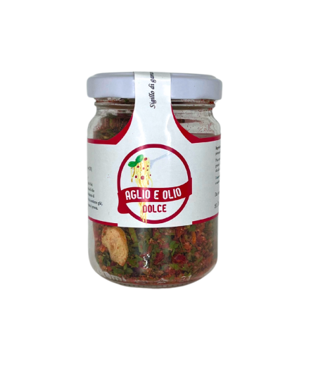 Preparato aglio e olio dolce