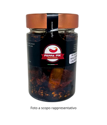 Peperoncino arrostito croccante sott'olio - 470g