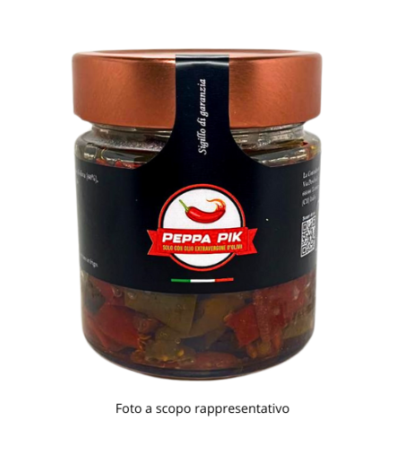 Peperoncino arrostito croccante sott'olio - 180g
